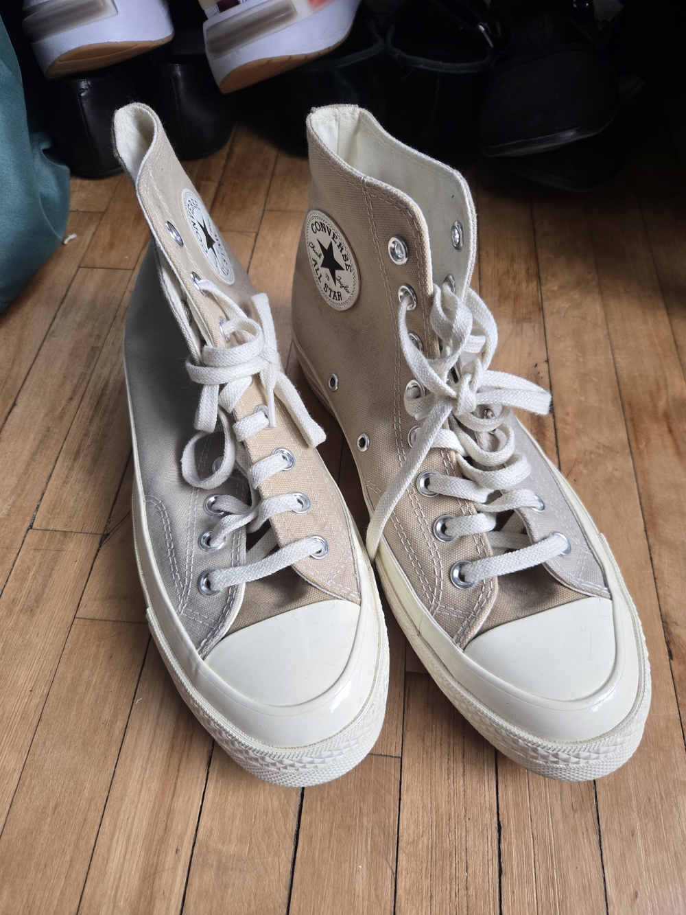 Converse Chuck Taylor All Star High Top Sneakers - Beige/Cream